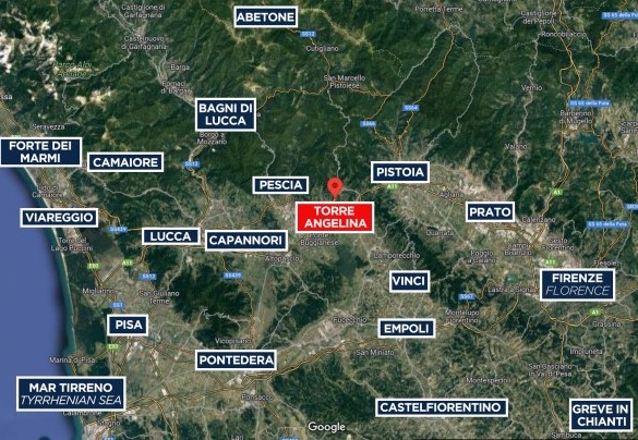 Torre Angelina - Mappa