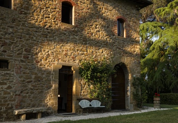 L'ingresso principale della casa - Torre di Paciano
