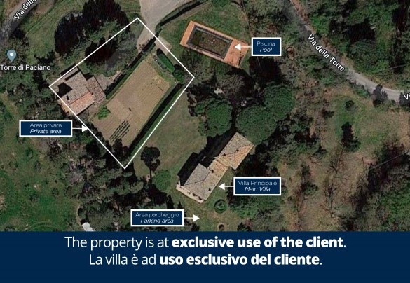 Torre di Paciano - Property plan
