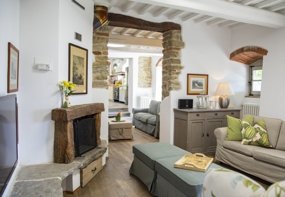 The cozy living room - Torre Ginestre