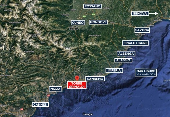 Torre Grimaldi - Map
