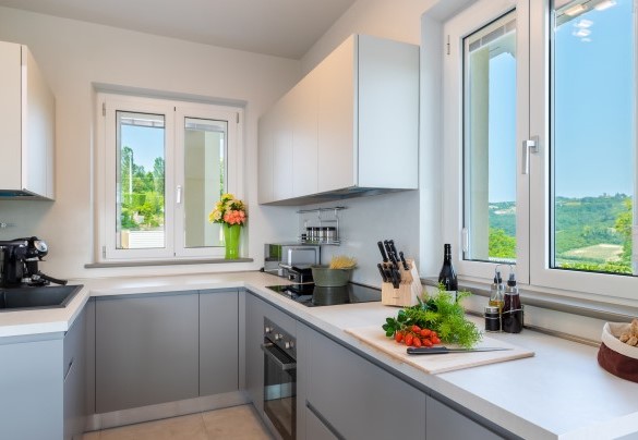 La bella, moderna e funzionale cucina - Tramonto Albese