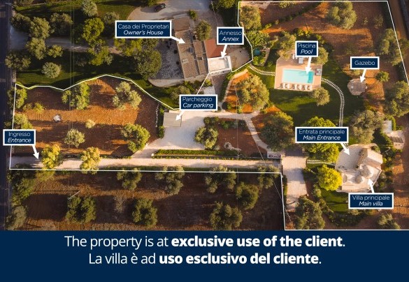 Trulli Biancapetra - Property Plan