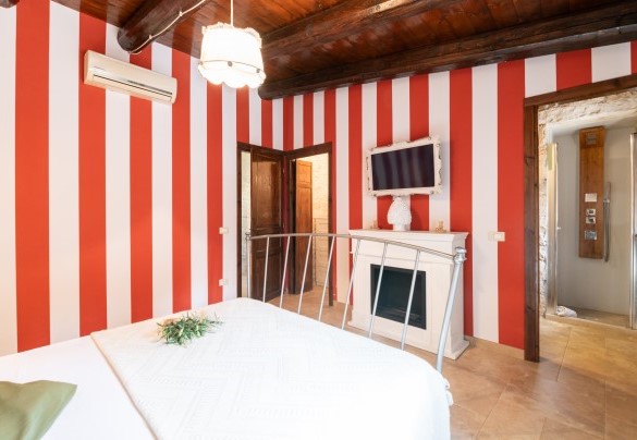The master bedroom with en-suite bathroom  – Trulli Littoria