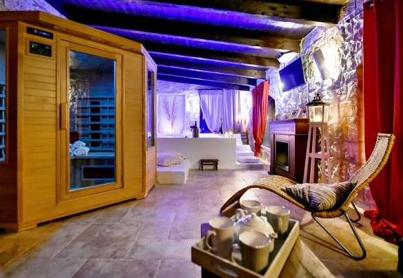 Sauna a infrarossi e zona relax – Trulli Littoria