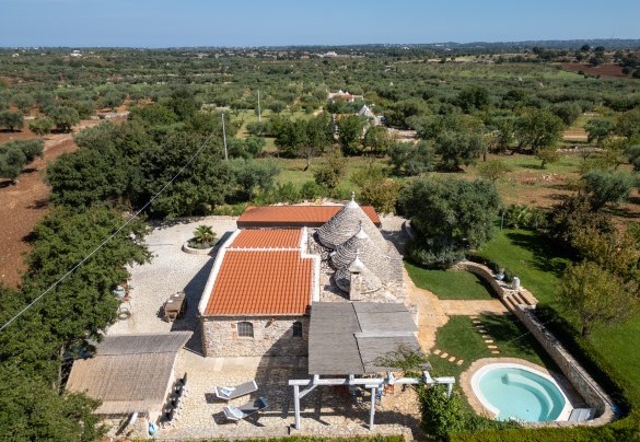 Trulli Littoria seen from above - Trulli Littoria