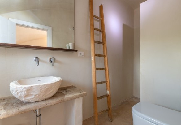 Bagno en-suite con doccia n.3 - Trullo Luna