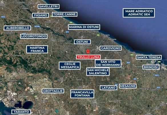 Trullo Luna - Mappa