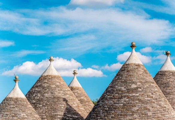 The characteristic “cones” – Trullo Magnifico