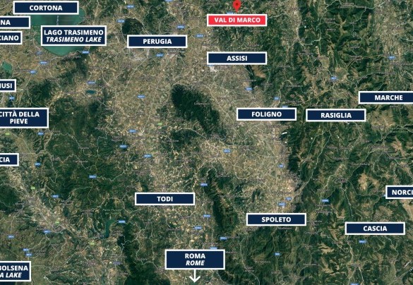 Val di Marco - Map