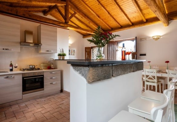 La zona cucina - Vigne dell’Etna
