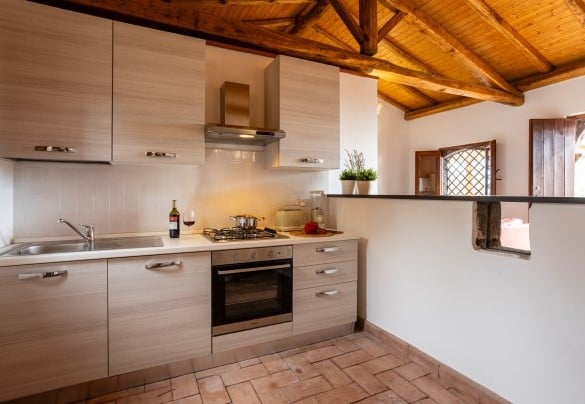 La zona cucina - Vigne dell’Etna