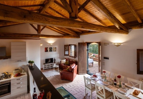 L’ambiente unico al livello piano terra - Vigne dell’Etna