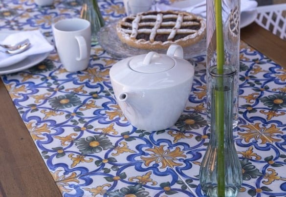 La zona pranzo esterna - Vigne dell’Etna	