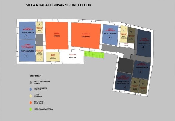 Villa a Casa di Giovanni - Primo Piano 