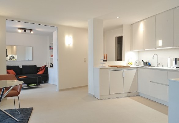 Cucina a vista al piano terra - Villa Abetaia