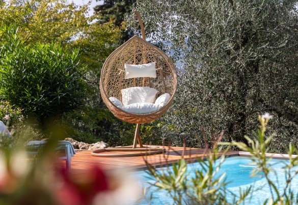 Dettaglio della zona piscina - Villa Adisa  