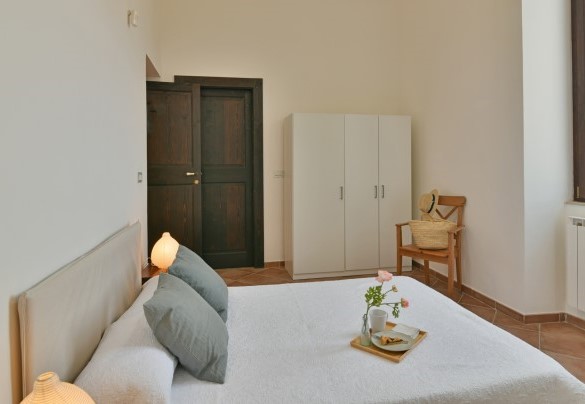 La camera da letto matrimoniale n. 1 a piano terra   - Villa Afrodite 
