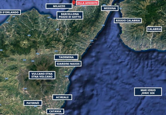 Villa Afrodite - Map