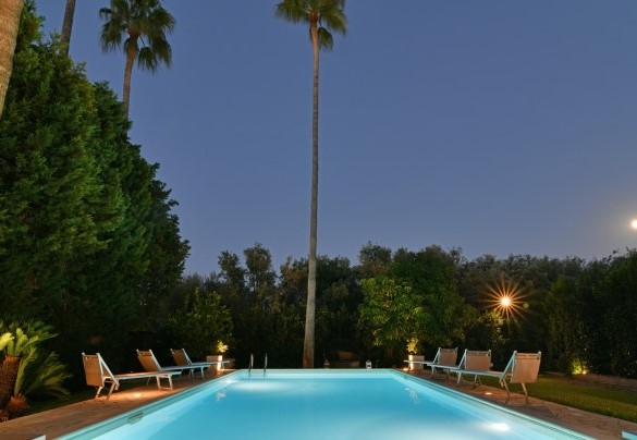 La piscina al tramonto - Villa Afrodite 
