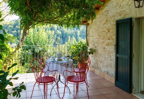 The beautifil panoramic terrace on the first floor – Villa Agave