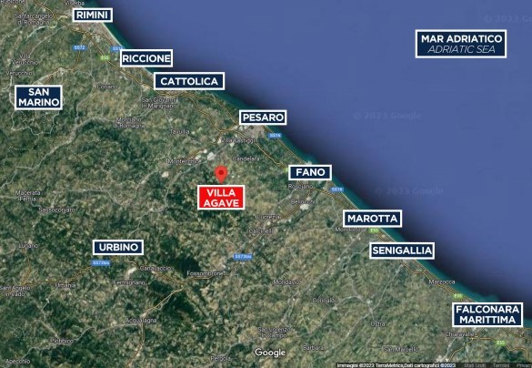 Villa Agave - Mappa
