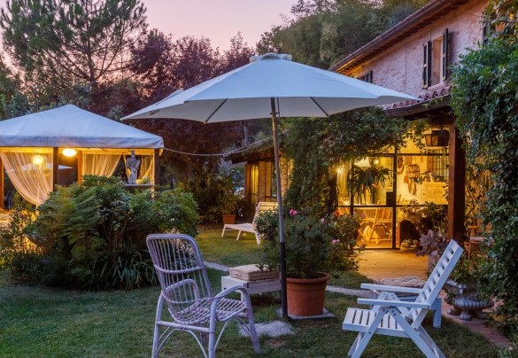 The garden with its multiple blooms is the pride of this property – Villa Agave