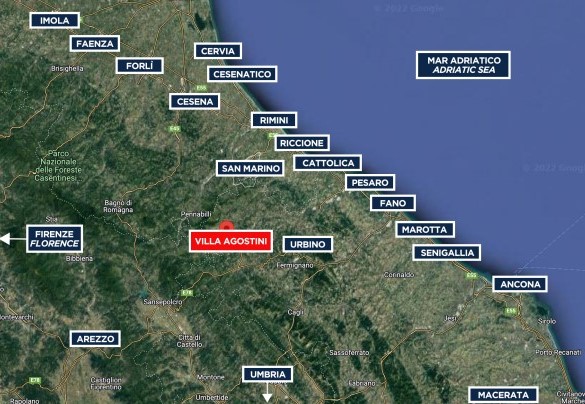 Villa Agostini - Mappa 