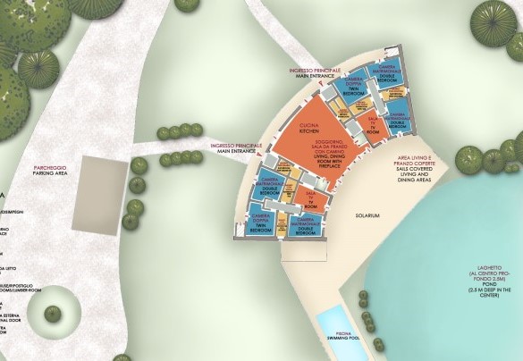 Villa Airone - Property Plan