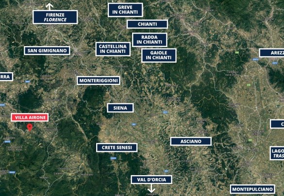 Villa Airone - Mappa