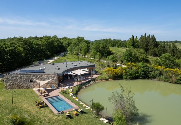 L'intera proprietà vista dall'alto - Villa Airone