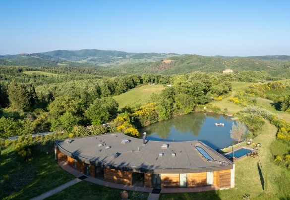 L'intero parco visto dall'alto - Villa Airone