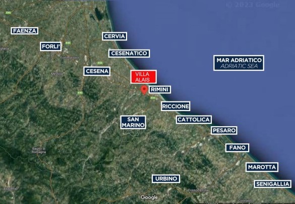 Villa Alais - Map