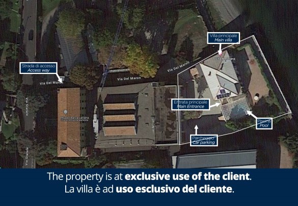Villa Alba del Lario - Property Plan