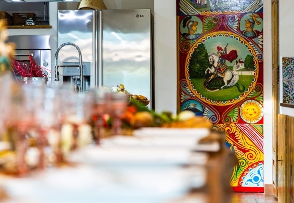 Il piano bar della cucina - Villa Alba