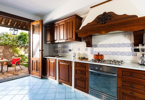 La cucina al piano terra - Villa Alba