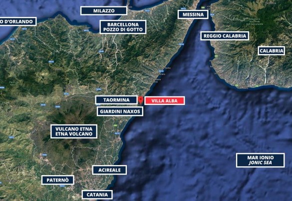 Villa Alba - Mappa