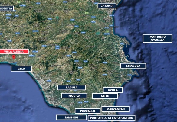 Villa Alessia - Map