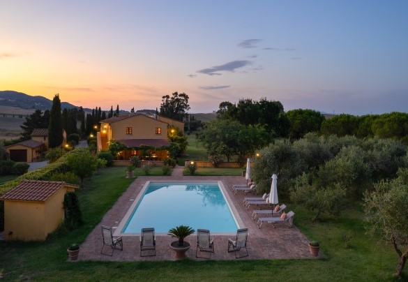 The large olive grove adds a touch of tradition and authenticity to the landscape – Villa Allodola