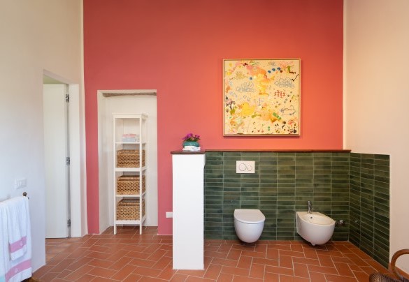 En suite bathroom with shower n.5 - Villa Allodola