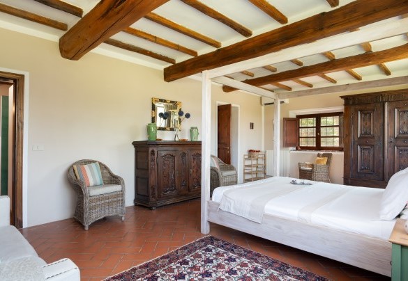 The double bedroom no. 1 on the ground floor – Villa Allodola