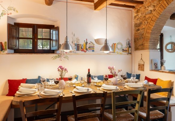 The dining area – Villa Allodola