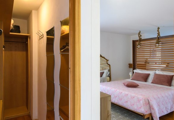 Walk-in closet in bedroom no. 3 – Villa Alma