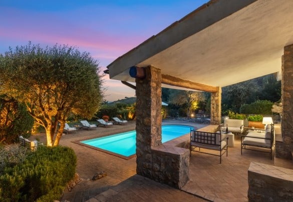 The porch in the evening light - Villa Althaea