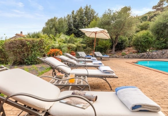 Details of the solarium area - Villa Althaea