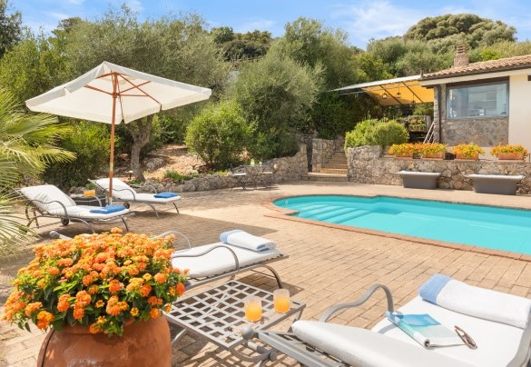 Details of the solarium area - Villa Althaea