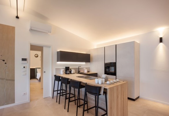 La cucina moderna al primo piano	 - Villa Ama