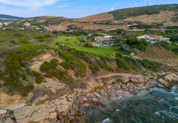 Overview of the villa on the Golfo dell’Asinara – Villa Ambra