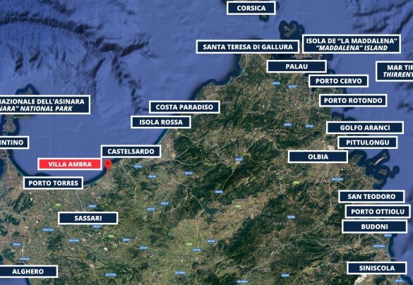 Villa Ambra - Map