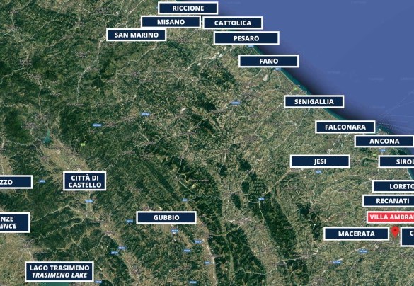 Villa Ambrah - Mappa
